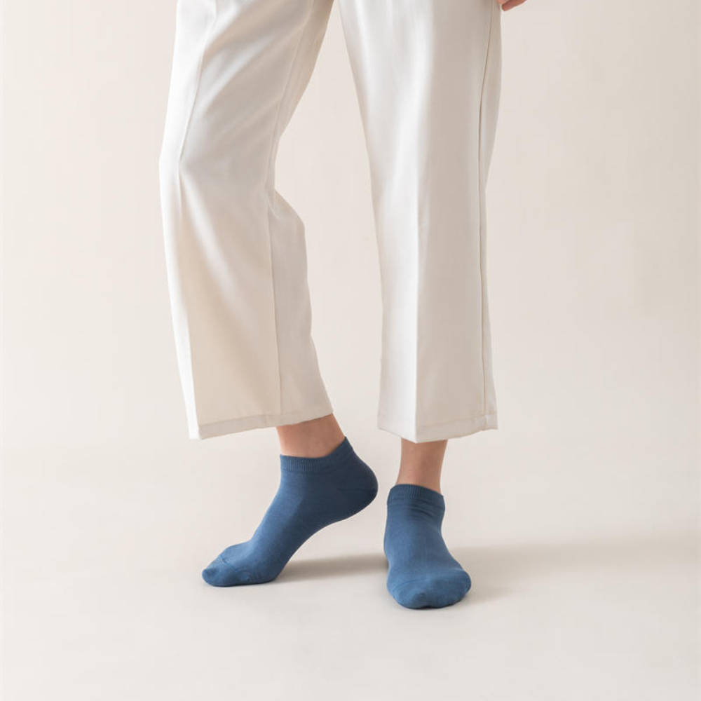 Men's Cotton Ankle Socks - 5 Pairs