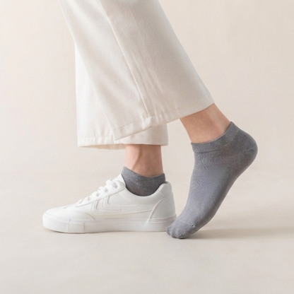 Men's Cotton Ankle Socks - 5 Pairs