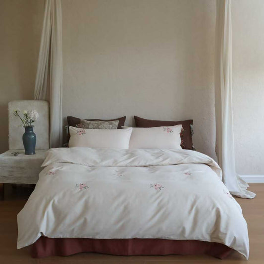 Morning Rose · Cotton Flannel Bedding Set