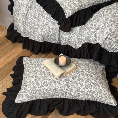 Noir Garden · Muslin Cotton Bedding Set