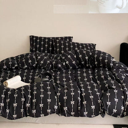 Noir Ribbon · 100% Knit Cotton Made from Premium Australian Cotton