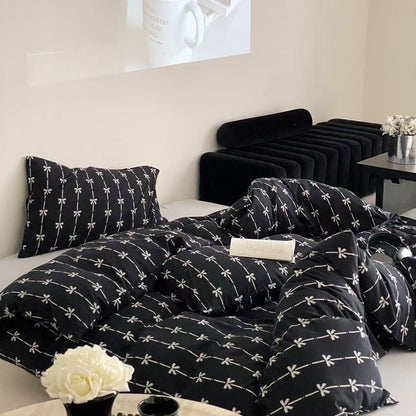 Noir Ribbon · 100% Knit Cotton Made from Premium Australian Cotton