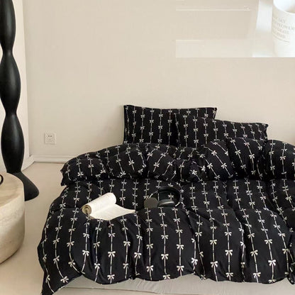 Noir Ribbon · 100% Knit Cotton Made from Premium Australian Cotton