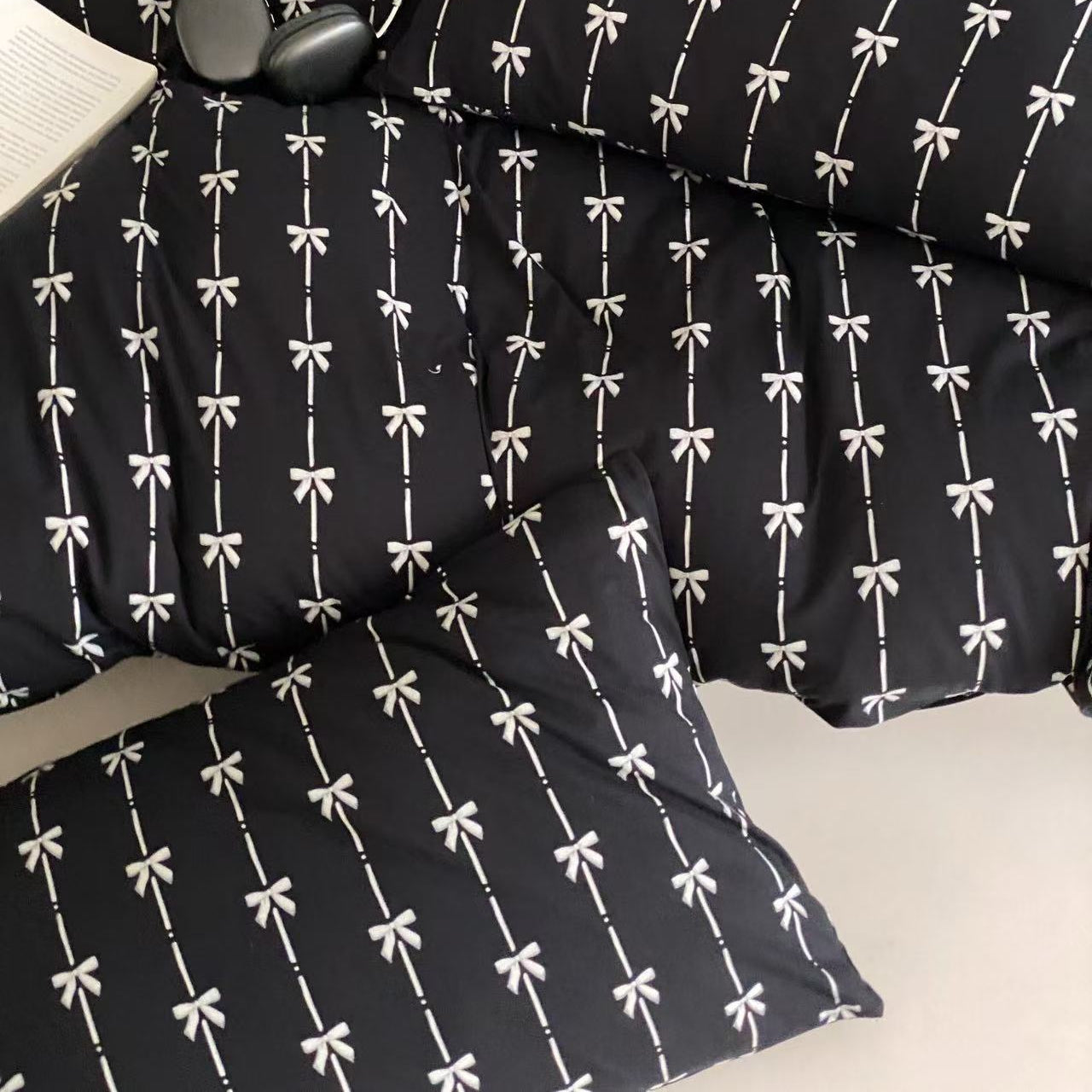 Noir Ribbon · 100% Knit Cotton Made from Premium Australian Cotton