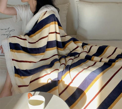 Nordic Stripes Cozy Blanket