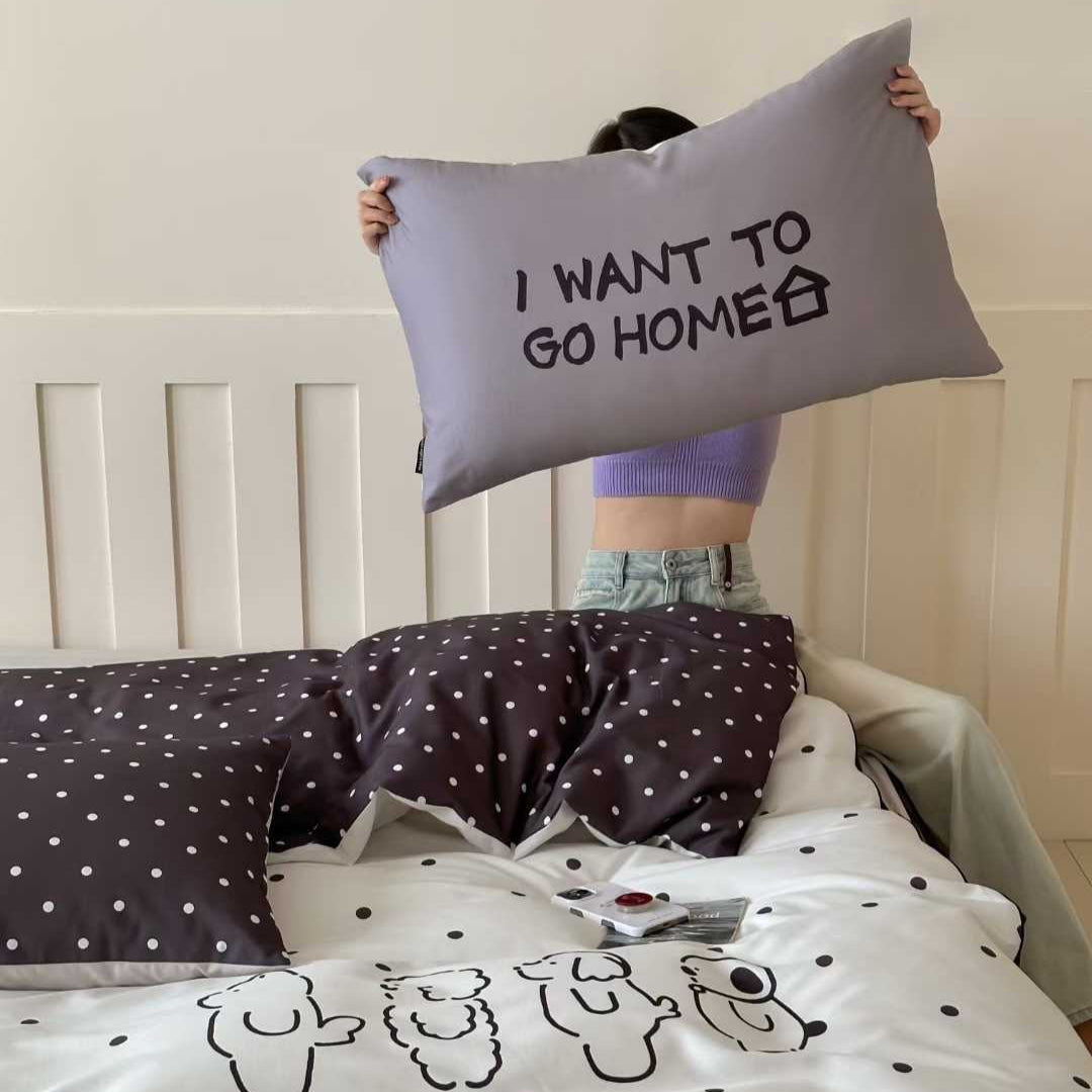 Off-duty Pup · 100s Cotton Flannel Bedding Set