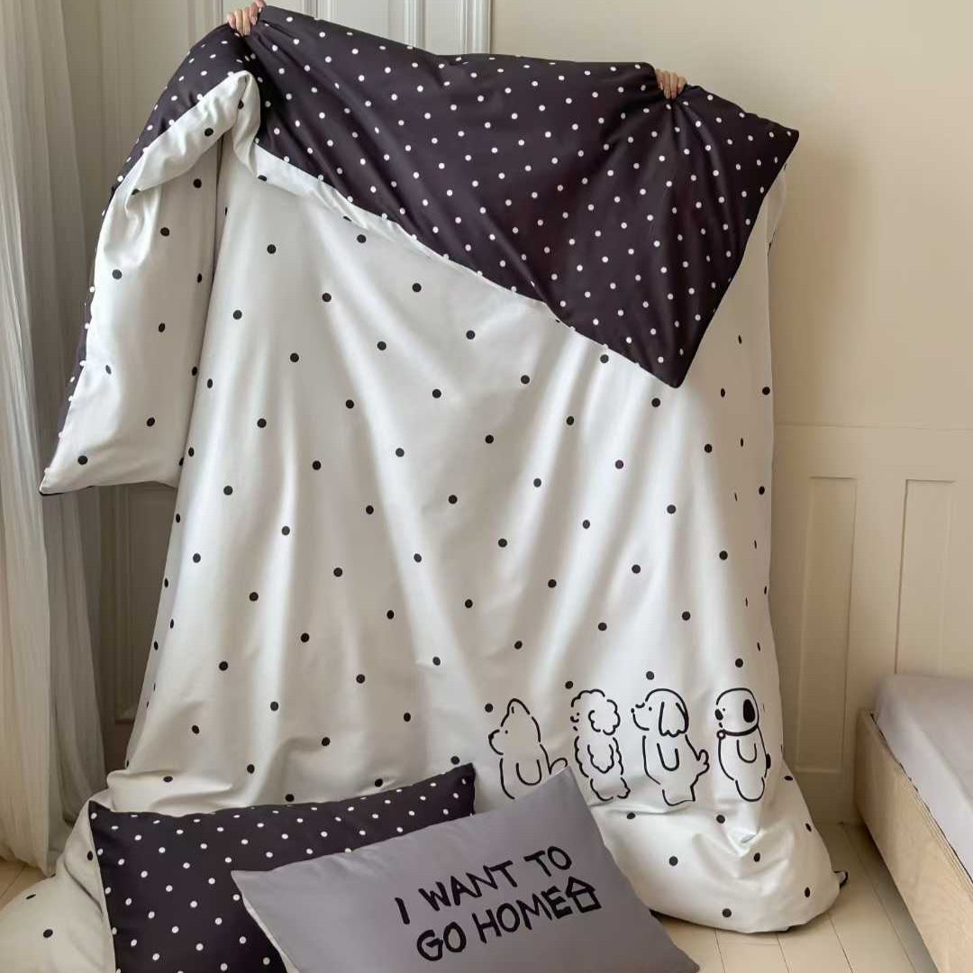 Off-duty Pup · 100s Cotton Flannel Bedding Set