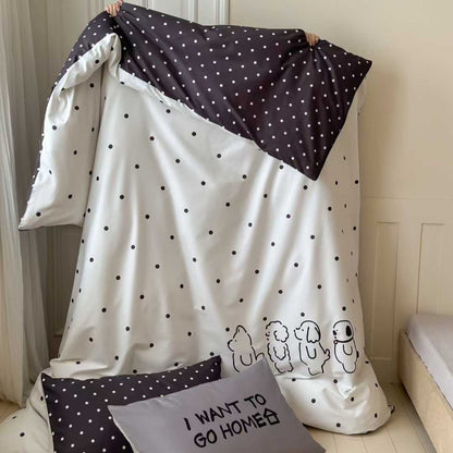 Off-duty Pup · 100s Cotton Flannel Bedding Set
