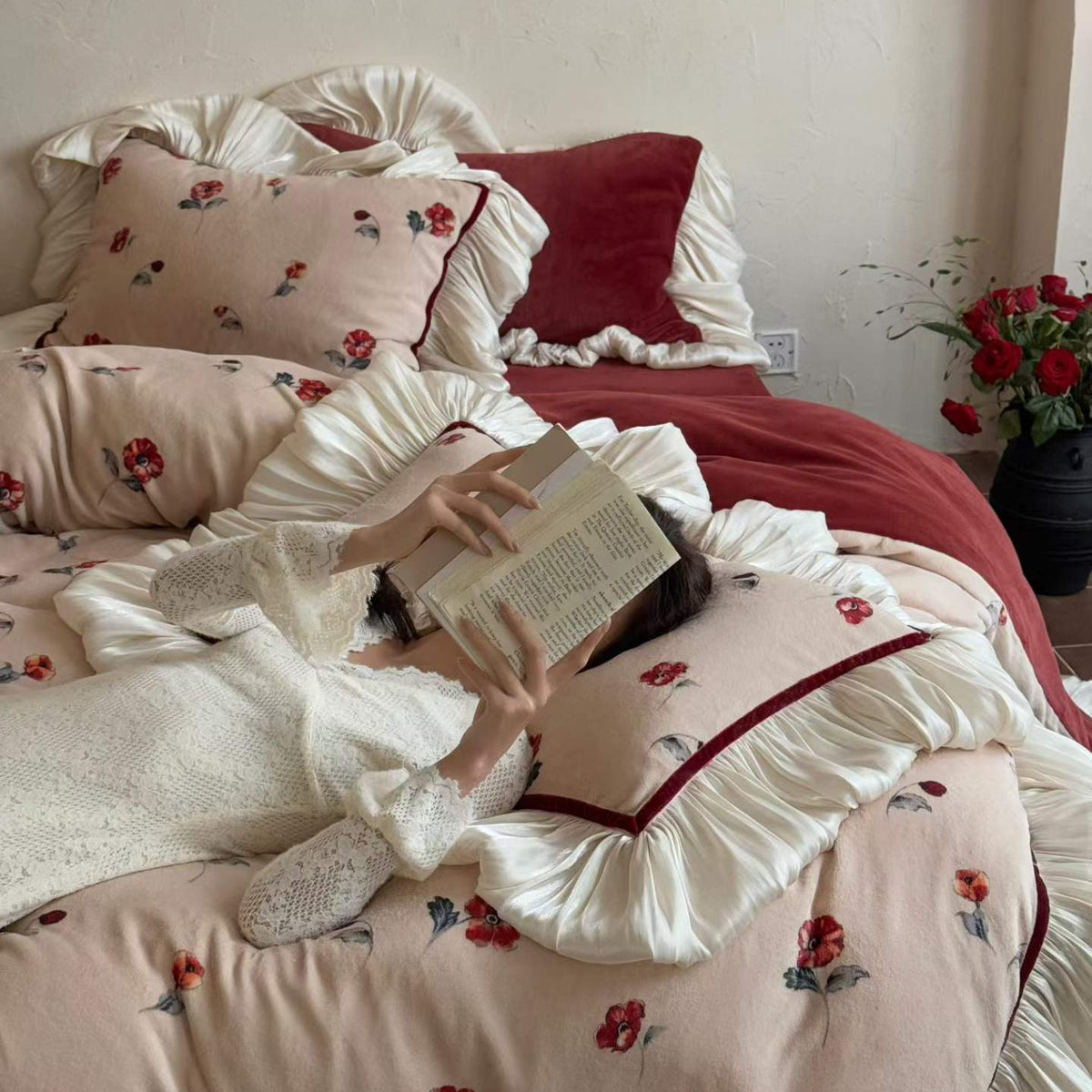 Opulenta · Milk Fleece Bedding Set