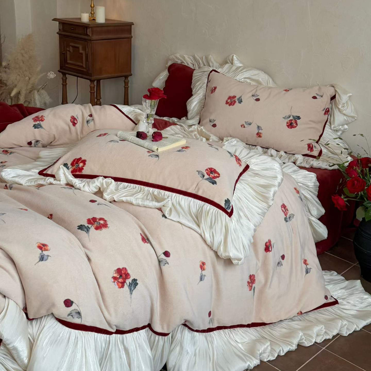 Opulenta · Milk Fleece Bedding Set