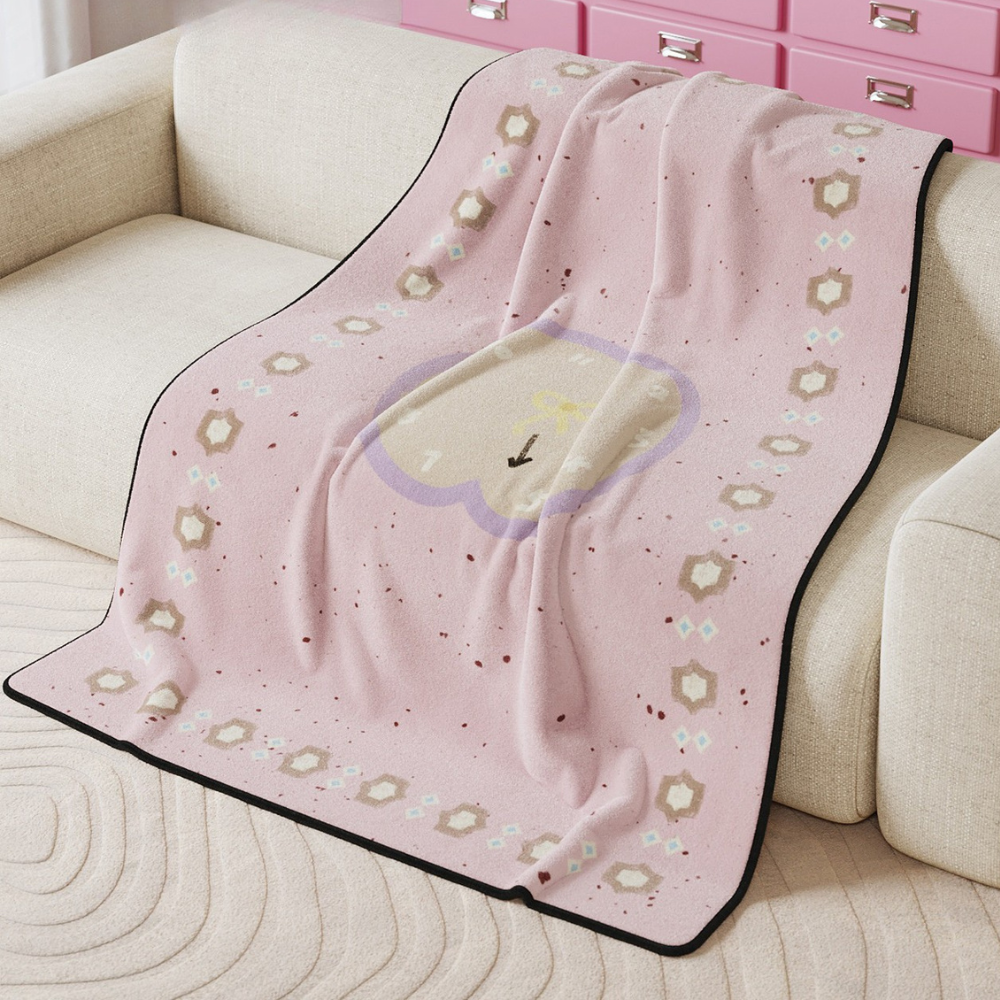 Pastel Dream Milk Velvet Throw Blanket
