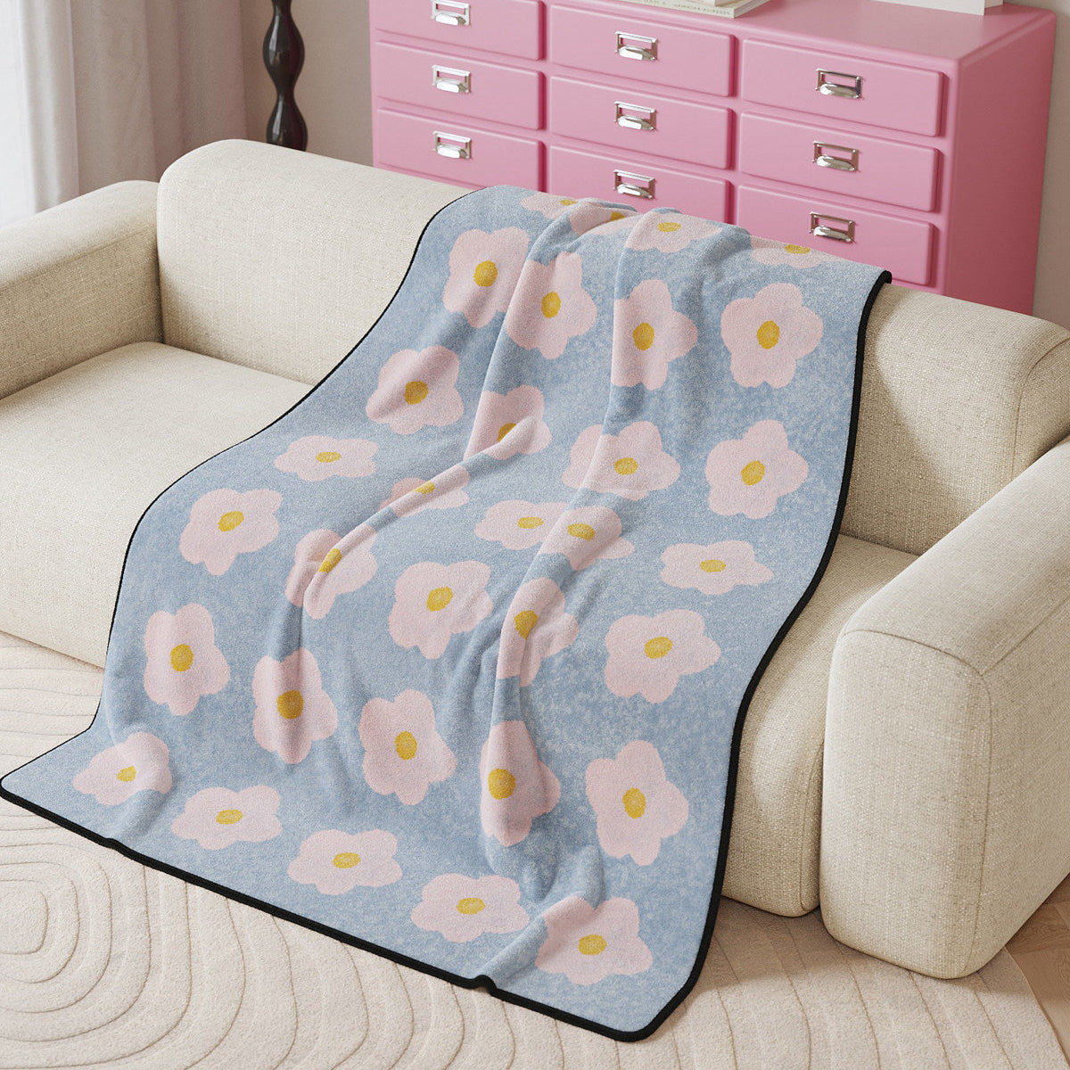 Pastel Dream Milk Velvet Throw Blanket