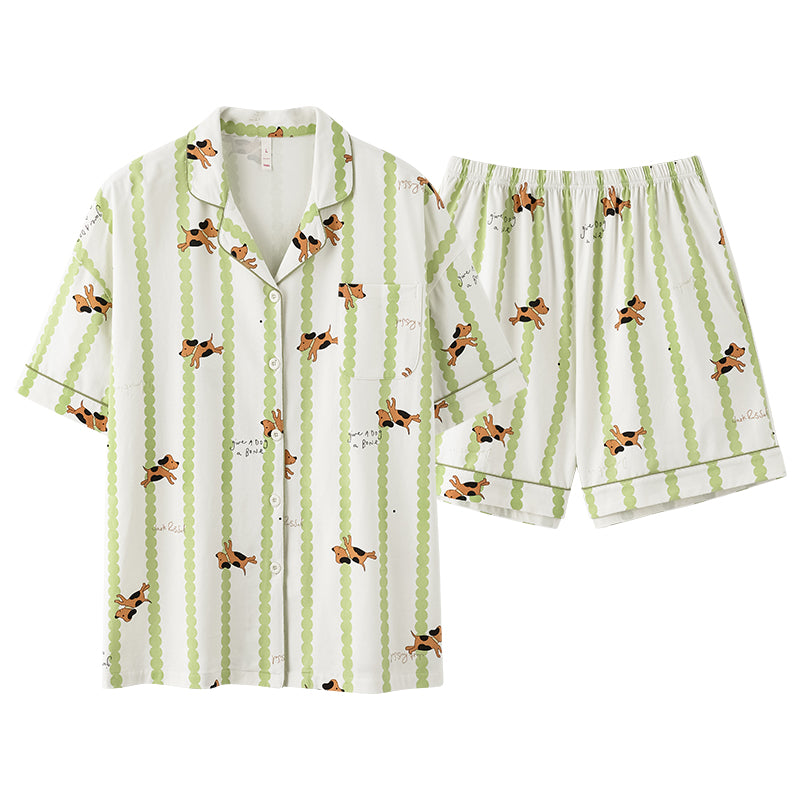 Paws & Whispers · Women's Cotton Pajama Set