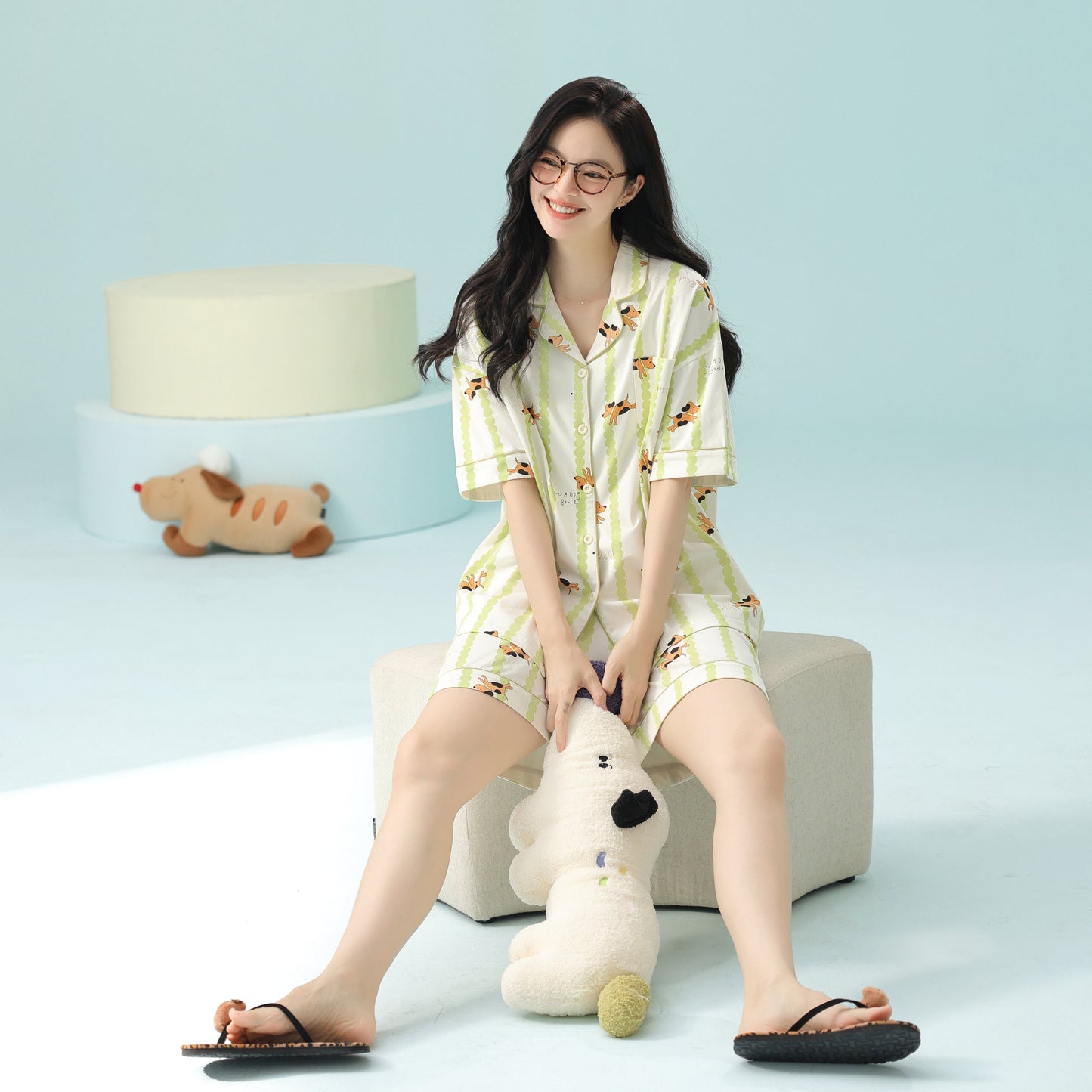 Paws & Whispers · Women's Cotton Pajama Set