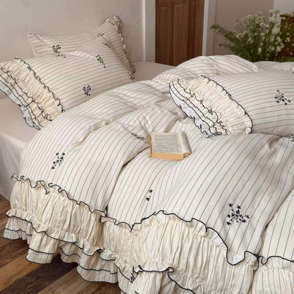 Petite Ruffle · Muslin Cotton Bedding Set