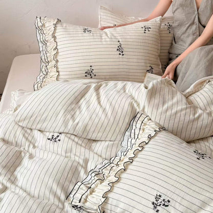 Petite Ruffle · Muslin Cotton Bedding Set