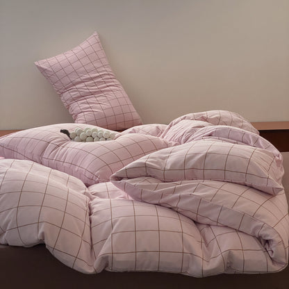 Pink Diary · 100% Knit Cotton Bedding Set
