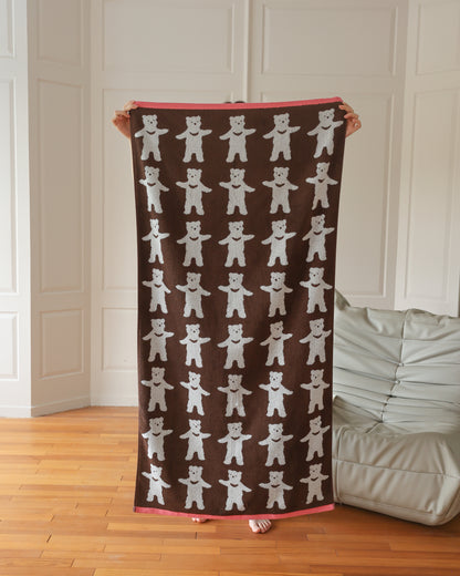 Pixel Bear · Cotton Bath Towel