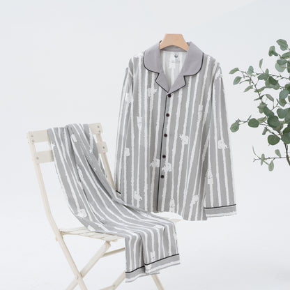 Polar Tales · Couple Cotton Long Sleeve Pajama Set