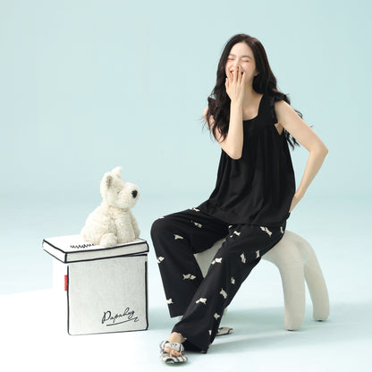Puppy Dream · Women's Cotton Modal Pajama Set
