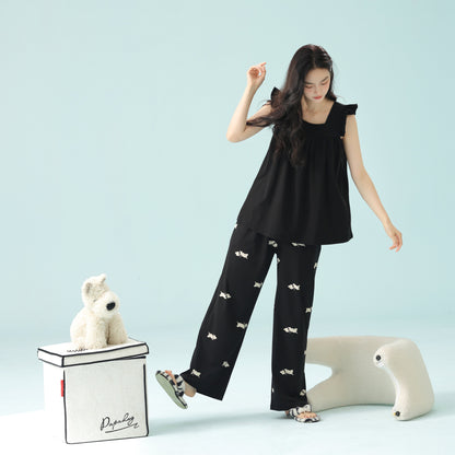 Puppy Dream · Women's Cotton Modal Pajama Set