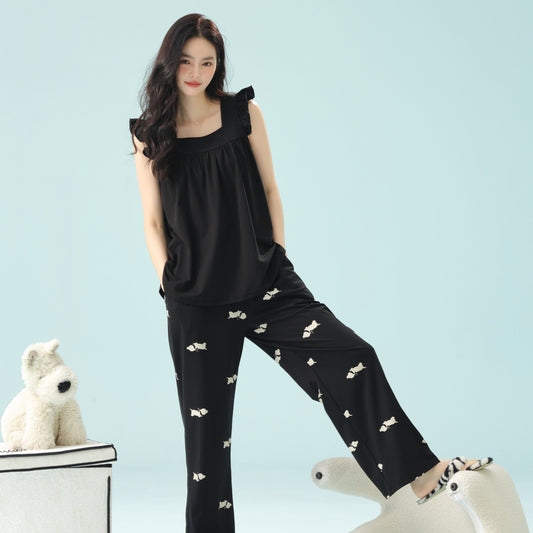 Puppy Dream · Women's Cotton Modal Pajama Set