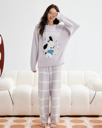 Puppy Snuggle · Plush Fleece Sleepwear Set