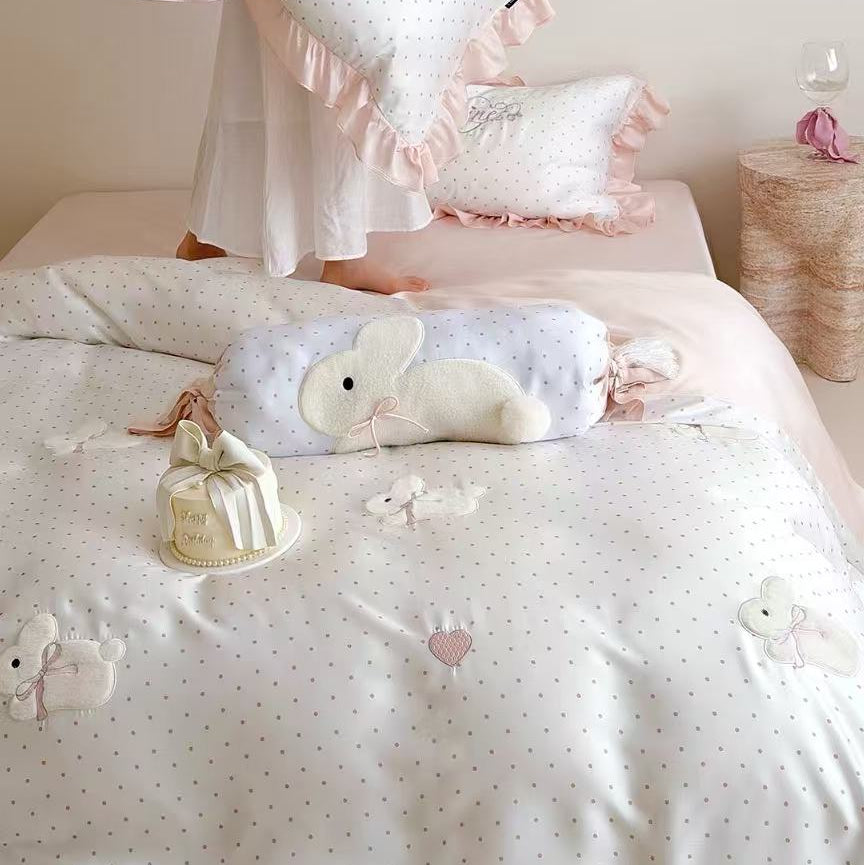 Rosie Bunny Dot · 100% Tencel™ Bedding Set
