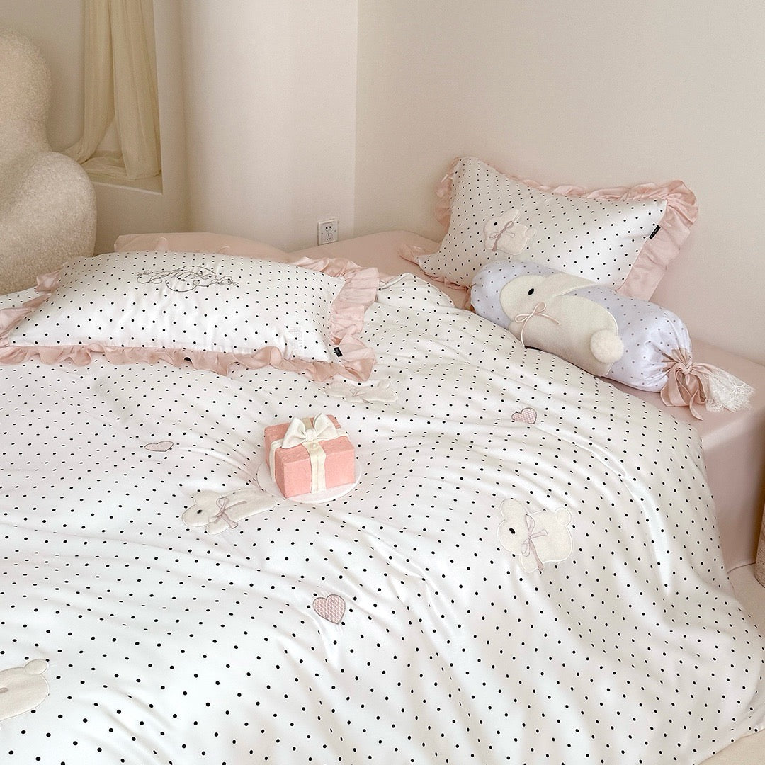 Rosie Bunny Dot · 100% Tencel™ Bedding Set