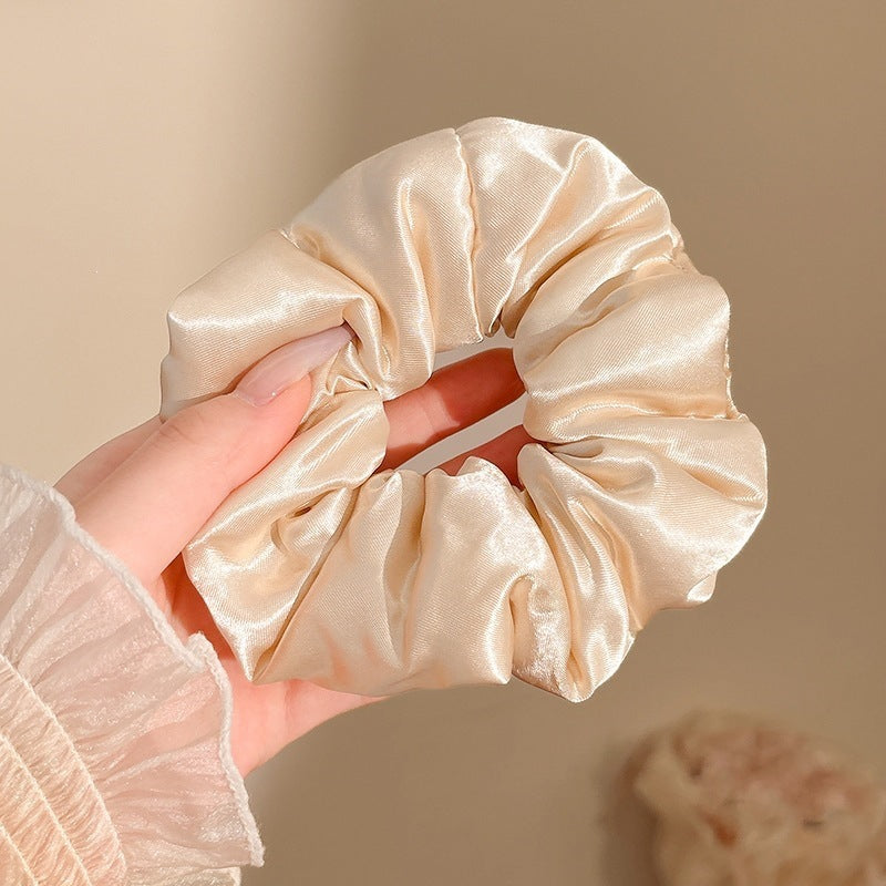 Sunny Butter Yellow & Pastel Hair Scrunchies Collection