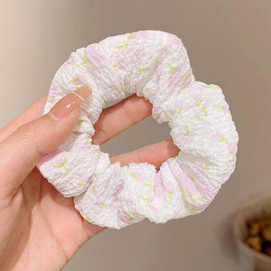 Dreamy Lavender & Lilac Satin Hair Scrunchies Collection