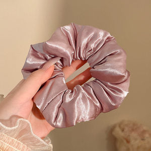Dreamy Lavender & Lilac Satin Hair Scrunchies Collection