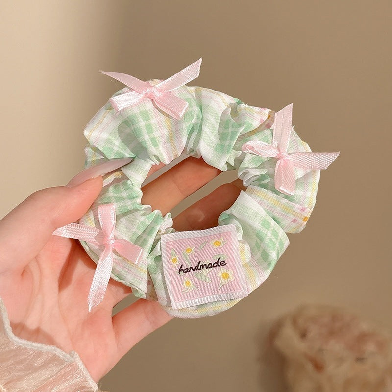 Sage Green & Olive Hair Scrunchies