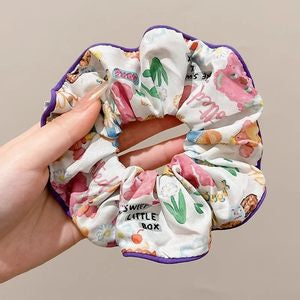 Dreamy Lavender & Lilac Satin Hair Scrunchies Collection