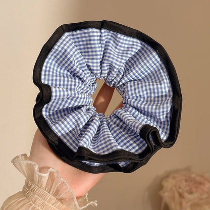 Cozy Blue Aesthetic Hair Scrunchies