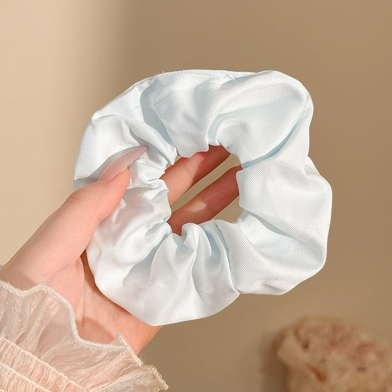 Cozy Blue Aesthetic Hair Scrunchies