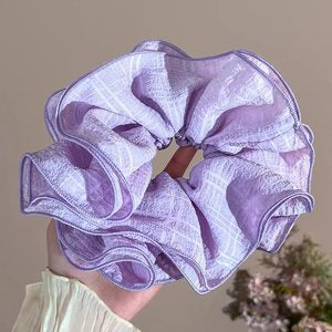 Dreamy Lavender & Lilac Satin Hair Scrunchies Collection