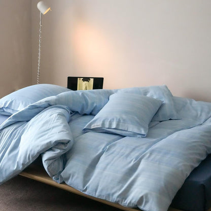 Serene Stripe · 100% Cotton Bedding Set