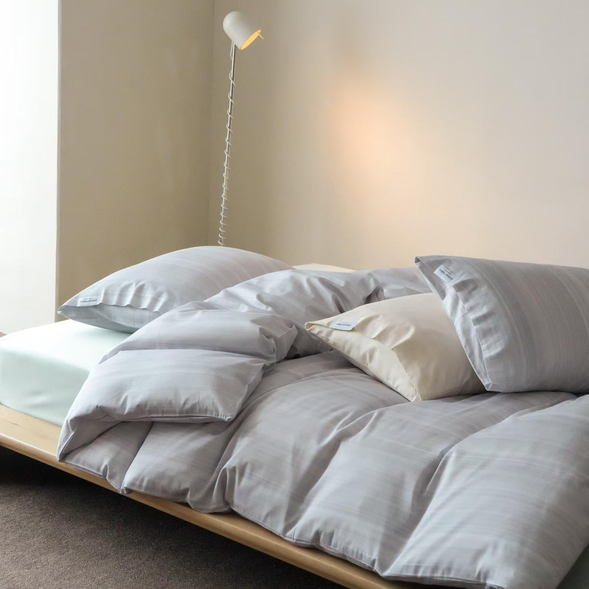 Serene Stripe · 100% Cotton Bedding Set
