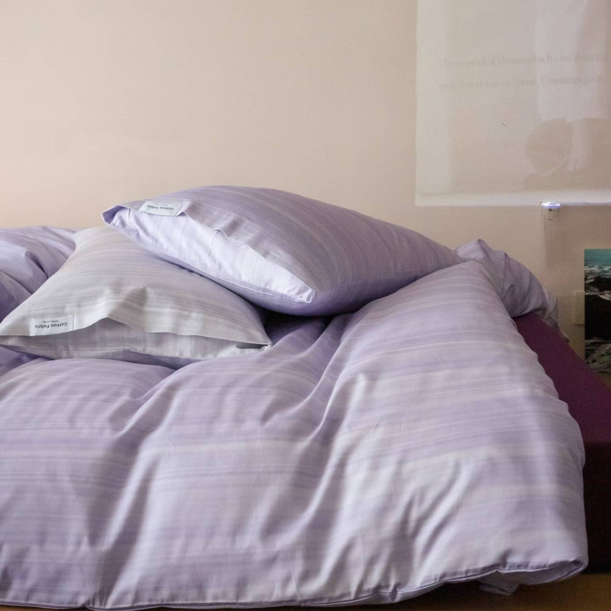 Serene Stripe · 100% Cotton Bedding Set
