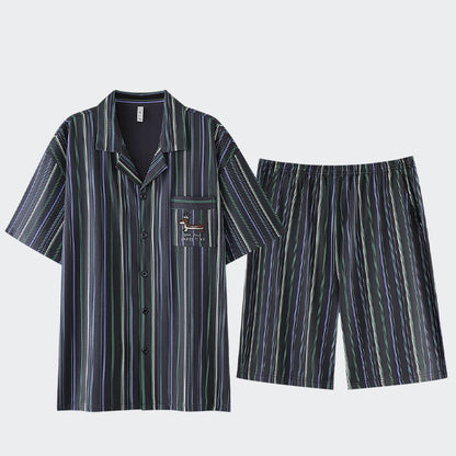 Snuggle Pup  · Couple Cotton Short Sleeve Pajama Set