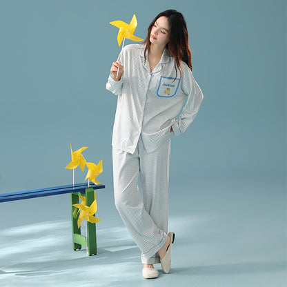 Soft Sky · Women's Cotton Long Sleeve Pajama Set