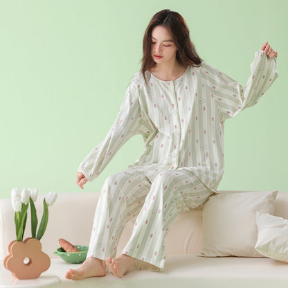 Spring Dew · Women's Cotton Long Sleeve Pajama Set