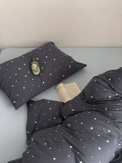 Twinkle Sky · 100% Knit Cotton Bedding Set