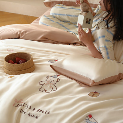 Sunlit Teddy · 100% Tencel™ Bedding Set