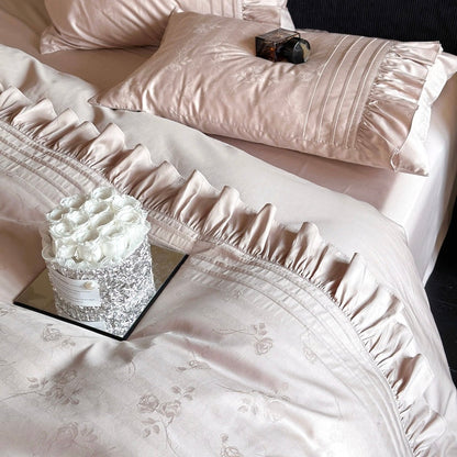 Sunset Rose · Luxury 100s Australian Cotton Jacquard Bedding Set