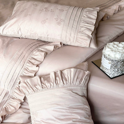Sunset Rose · Luxury 100s Australian Cotton Jacquard Bedding Set