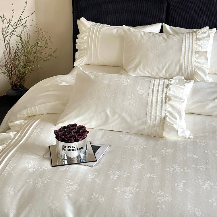 Sunset Rose · Luxury 100s Australian Cotton Jacquard Bedding Set