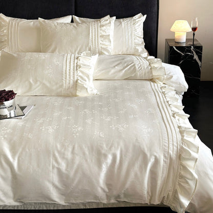 Sunset Rose · Luxury 100s Australian Cotton Jacquard Bedding Set