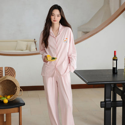 Sweet Balloon · Couple Cotton Long Sleeve Pajama Set